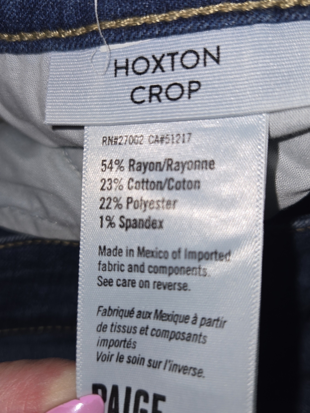 NWT Paige Women's Indigo Stretch High-rise Skinny Jeans - Classic Fit  Womens 27 - Picture 7 of 9